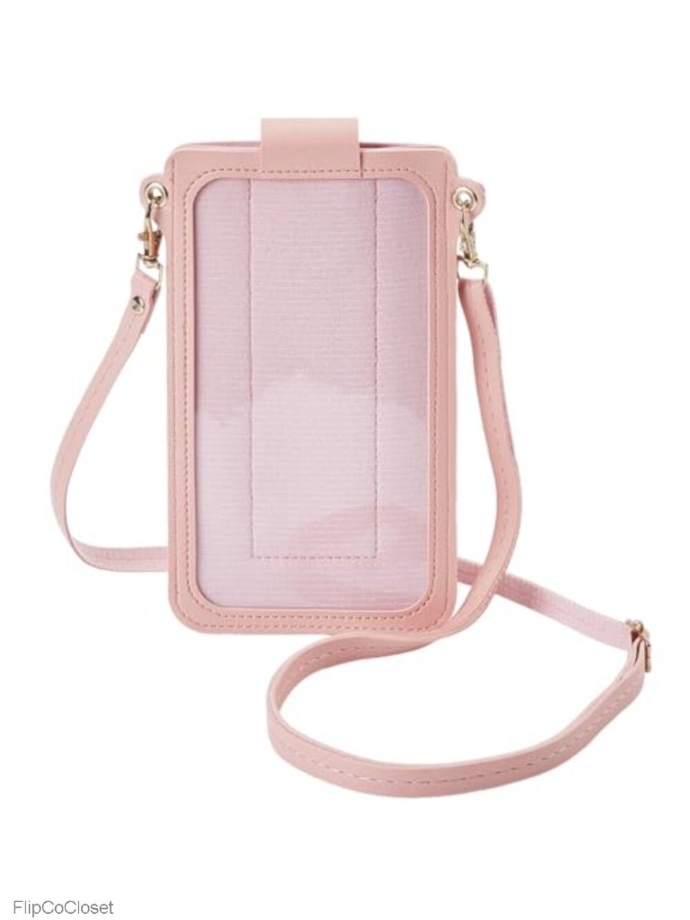 Touch Screen Crossbody Phone Purse PU Leather Wallet Mini Bag with Card Slots